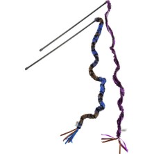 Beeztees Kedi Oltası, Komple Tüylü PELUŞ-80CM, Kurdelalar Uc, Çeşitli Renklerde, 50CM Ynsmr