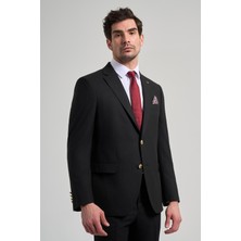 Düz Bez Ayağı Mono Yaka Tam Astar Esnek 6 Drop Comfort Fit Ceket 1002245902