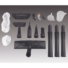 KSC-4217 Çok Fonksiyonlu Buharlı Temizleyici - 12 Parça Aksesuarlı Buharlı Temizlik Makinesi