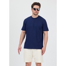 Erkek Basic Lacivert T-Shirt