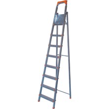 Asvera Yakut Serisi - 7+1 Basamaklı Galvanizli Profil Merdiven - Ev - Bahçe - İş Yeri İçin Dayanıklı