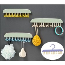 Mutfak  Banyo Dolap Askılık Kancalı Fonksiyonel Askılık