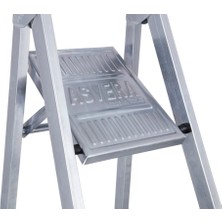Asvera - 4+1 Basamaklı Galvanizli Profil Merdiven - Ev - Bahçe - İş Yeri İçin Dayanıklı
