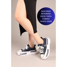 Jash Keten Sneakers Lacivert