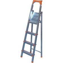 Asvera Yakut Serisi - 3+1 Basamaklı Galvanizli Profil Merdiven - Ev - Bahçe - İş Yeri İçin Dayanıklı