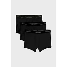 Calvin Klein Logolu Streç Pamuklu 3 Pack Boxer LV00NB4392TM6 Erkek Boxer LV00NB4392 Tm6