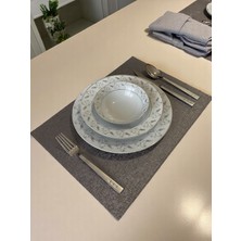 Varan Tekstil 6 Adet Antrasit renk Suni Deri Amerikan Servisi 30 * 40