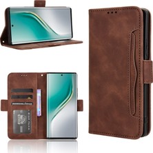 BDT Market Tecno Camon 40 Pro 4g/5g Flip Pu Deri Darbeye Dayanıklı Koruyucu Kılıf Kredi Kartı Tutucu ile Uyumlu (Yurt Dışından)