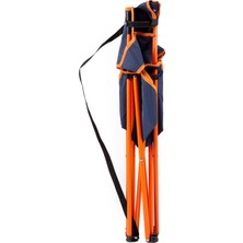Uniqamping  Eco Ergonomik Katlanır Kamp Sandalyesi Lacivert-Turuncu