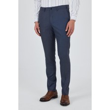 Mavi Filafil Yan Cep Açık Paça Slim Fit Ayarlanabilir Kemer Pantolon 1003250123