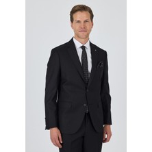 Düz Filafil Mono Yaka Tam Astar 6 Drop Comfort Fit Takım Elbise 1001250170