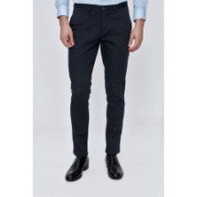 İmza Armürlü Pamuklu Yan Cepli Comfort Fit Rahat Kesim Casual Pantolon 1003225173
