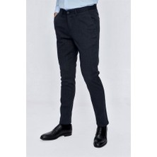 İmza Armürlü Pamuklu Yan Cepli Comfort Fit Rahat Kesim Casual Pantolon 1003225173