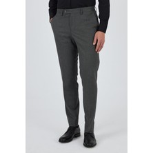 Füme Esnek Yandan Cepli Comfort Fit Classic Pantolon 1003250155
