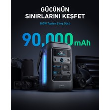 Anker Solıx C300X Dc 288WH I 300W Taşınabilir Güç Kaynağı - A1728 (Anker Türkiye Garantili)