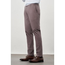 Füme Pamuklu Yandan Cepli Casual Comfort Fit Chino Pantolon 1003245169