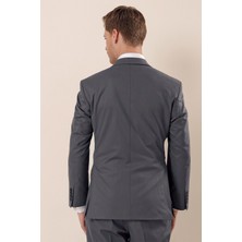 İmza Vizon Düz Desen Comfort Fit Mono Yaka Takım Elbise 30172406