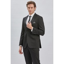 İmza Gabardin Mono Yaka Astarlı 6 Drop Comfort Fit Normal Kalıp Takım Elbise 1001229010