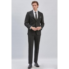 İmza Gabardin Mono Yaka Astarlı 6 Drop Comfort Fit Normal Kalıp Takım Elbise 1001229010