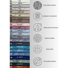 Pawn Mark Company Jakarlı Şönil Kaymaz Koltuk Örtüsü ve Çekyat Örtüsü 175 x 215  cm  | Mikrofiber Koltuk Şalı