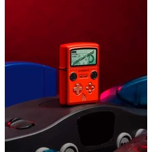 Zippo Marka Ömür Boyu Garantili Gaming Design Benzinli Çakmak
