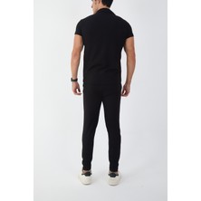Slim-Fit Waffle Erkek Alt Üst Takım