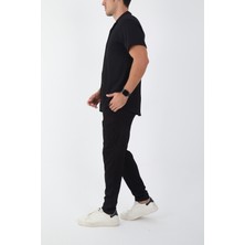 Slim-Fit Waffle Erkek Alt Üst Takım