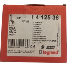 Legrand 4 Kutuplu Mandalsız 230V Bobinli 25A 4nk Cx3 Kontaktör - 4 125 36