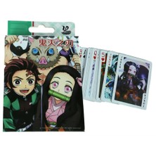 Iskambil Anime Demon Slayer Iskambil Poker Oyun Kartı 54 Adet