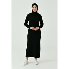 Mirach Uzun Kollu Fitilli Bisiklet Sıfır Yaka Terletmeyen Pamuklu Içlik Uzun Elbise Astar Tesettür