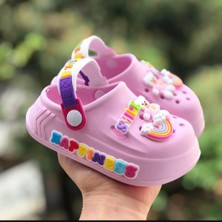 MyChild Kız Çocuk Sandalet Kaydırmaz Taban Sandalet Anaokulu Kreş Deniz ve Havuz Sandaleti