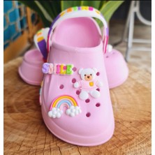 MyChild Kız Çocuk Sandalet Kaydırmaz Taban Sandalet Anaokulu Kreş Deniz ve Havuz Sandaleti