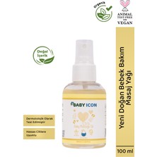 Baby Icon Yeni Doğan Bebek Bakım Masaj Yağı Bebe Yağı Baby Oil 100ML