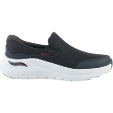 Skechers Arch Fit 2.0-Vallo Siyah Koşu&Yürüyüş Ayakkabısı Erkekler İçin Konforlu Tasarım