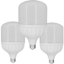 Chn 3'lü Paket 50W Büyük Boy 6500K Beyaz Işık E27 LED Tasarruflu Ampül