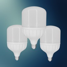 Chn 3'lü Paket 50W Büyük Boy 6500K Beyaz Işık E27 LED Tasarruflu Ampül