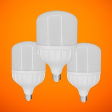 Chn 3'lü Paket 50W Büyük Boy 6500K Beyaz Işık E27 LED Tasarruflu Ampül
