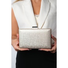 Dezy Lacivert Dokulu Kadın Abiye Çanta