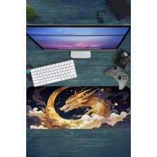 Urzuva Gaming Oyuncu Xl Mouse Pad Kaydırmaz Dikişli Mousepad 80X30 cm