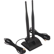 Çift Wifi Anten 2.4ghz 5ghz 5.8ghz 6dbı Yüksek Kazanç Ayarlanabilir Açı Manyetik Taban Rp Sma Erkek Anten Yönlendirici Için (Yurt Dışından)