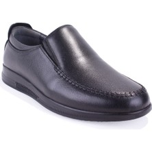 Dagoster DMA08-2005 Siyah Ortopedik Günlük Deri Erkek Ayakkabı