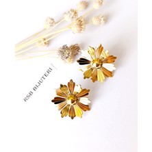 Küpe 316 L Çelik Altın Kaplama + Hediye Paket