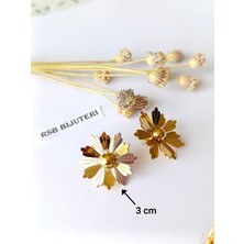 Küpe 316 L Çelik Altın Kaplama + Hediye Paket