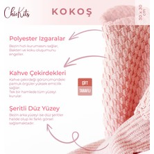 ChicKits Kokoş - Kahve Çekirdeği Dokulu Mikrofiber Bez 30*30 cm