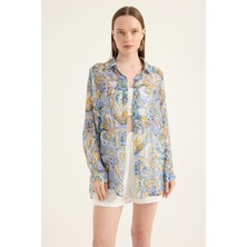 Şal Desenli Gömlek