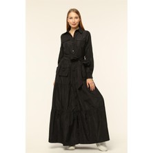 Gömlek Yakalı Elbise