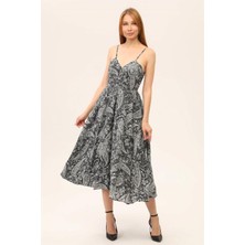 Şal Desenli Uzun Askı