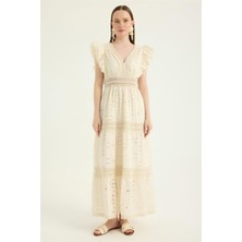 Uzun Volanlı Elbise