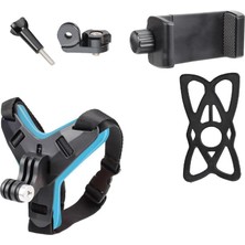 Store Aksiyon Kamera ve Telefon Tutucu Kask Aparatı Gezi Seyahat ve Sürüşlerde Kullanmak Için Cep Telefonu Kask Tutucu (Tüm Modeller Ile Uyumlu) X001