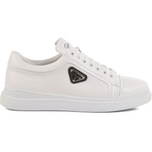 Aspor Beyaz  Deri Erkek Sneaker